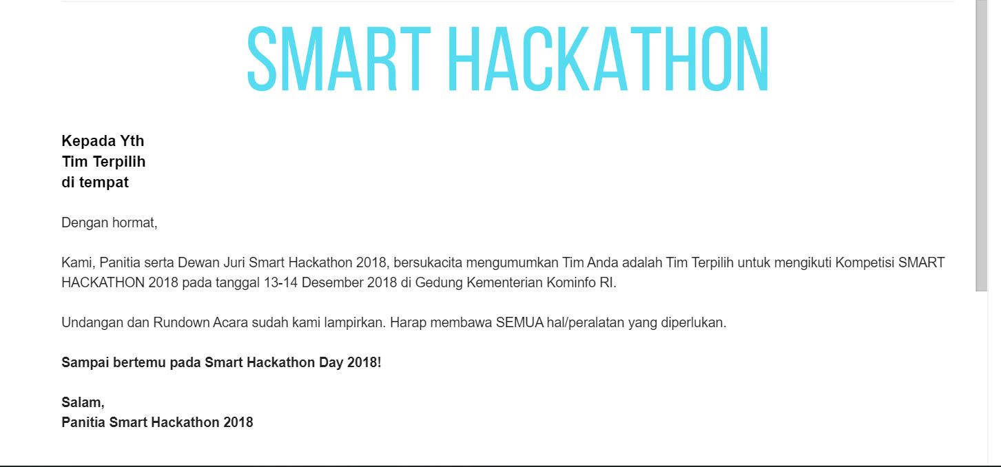 Email Pengumuman Email Pengumuman